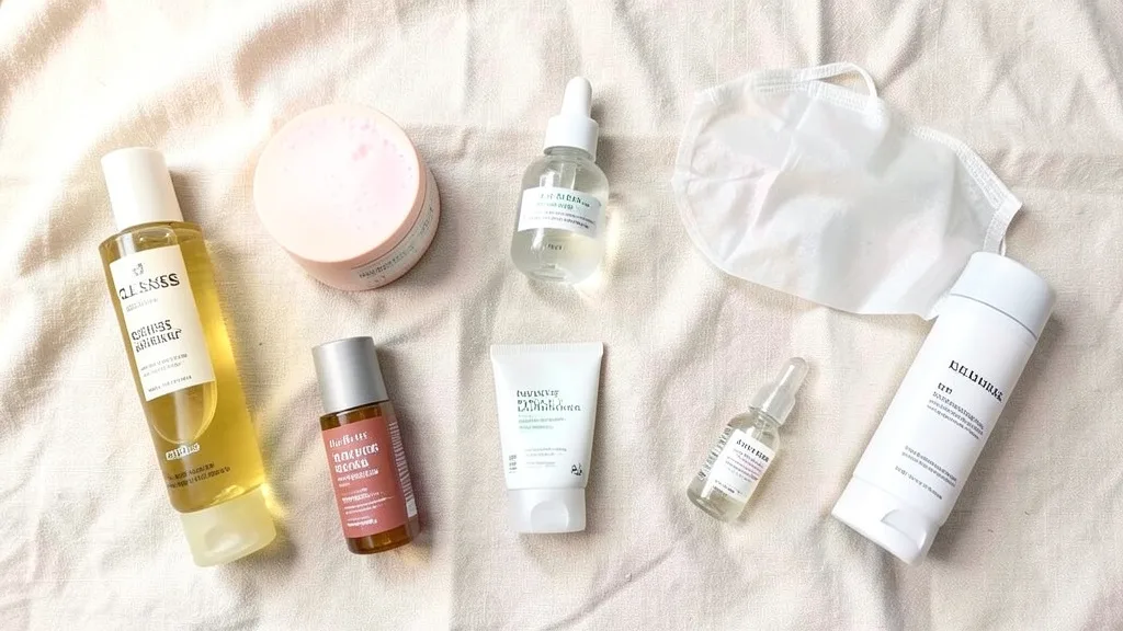 Smiling community members sharing skincare tips